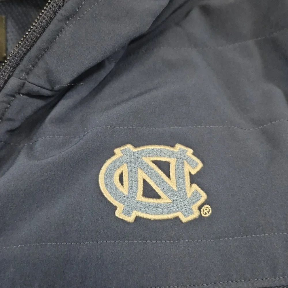 Jordan UNC Tar Heels Full Zip Hoodie Men Large Navy Blue NCAA Jumpman